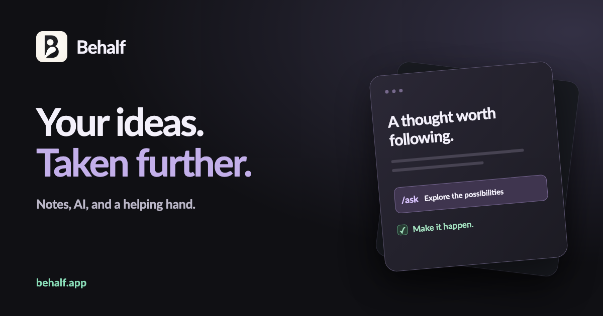 behalf.app image